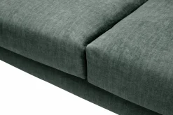 Canapé velours Olympe - Bleu - 2 places