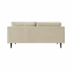 Canapé velours Oscar - Ecru - 3 places