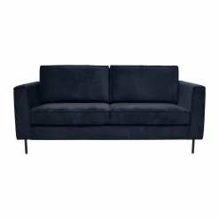 Canapé velours Pietra - Bleu Nocturne