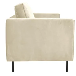 Canapé velours Pietra - Crème