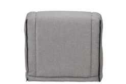 Chauffeuse BZ tissu matelas 12 cm Grace - Gris Clair