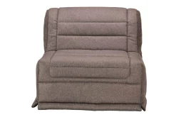 Chauffeuse BZ tissu matelas 12 cm Grace - Taupe