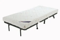Chauffeuse BZ tissu matelas 12 cm Grace - Taupe