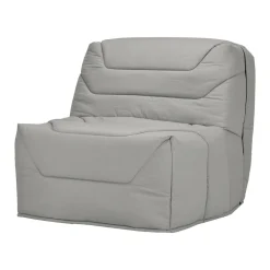 Chauffeuse BZ tissu matelas 12 cm Gavroche - Gris