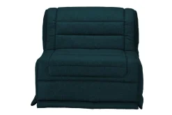 Chauffeuse BZ tissu matelas 12 cm Grace - Bleu Marine