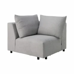 Chauffeuse d'angle pour canapé modulable Solal - Gris