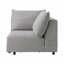 Chauffeuse d'angle pour canapé modulable Solal - Gris