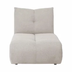Chauffeuse pour canapé modulable tissu Benny - Naturel