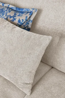 Chauffeuse pour canapé modulable tissu Benny - Naturel