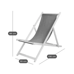 Chilienne en tissu recyclé Heva - Anthracite