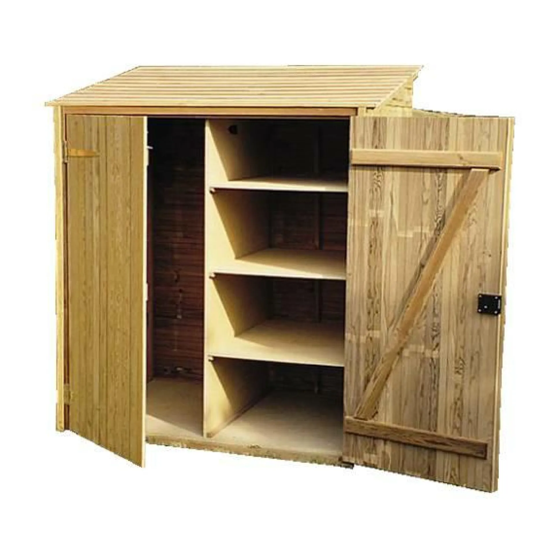 C.I.H.B. Range-Outils 3 m³ Grand Modèle en Bois Autoclave