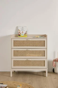 Commode 3 tiroirs Sam - Beige