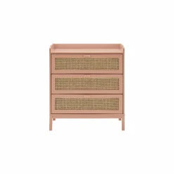 Commode 3 tiroirs Sam - Terracotta