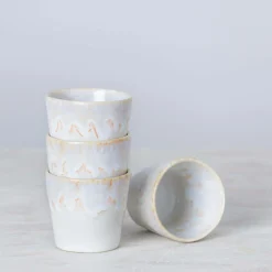 COSTA NOVA Lot de 6 Tasses Expresso Grespresso - Blanc