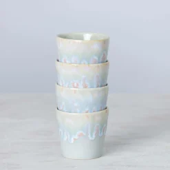 COSTA NOVA Lot de 6 Tasses Lungo Grespresso - Gris