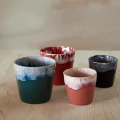 COSTA NOVA Lot de 6 Tasses Lungo Grespresso - Vert Foncé