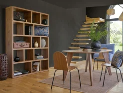 COSTA NOVA Plat sur pied grès et bois Boutique