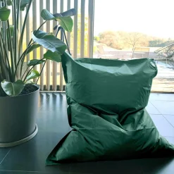 COTTON WOOD Pouf de sol rectangulaire 140 x 180 cm IN&OUT - Vert Emeraude