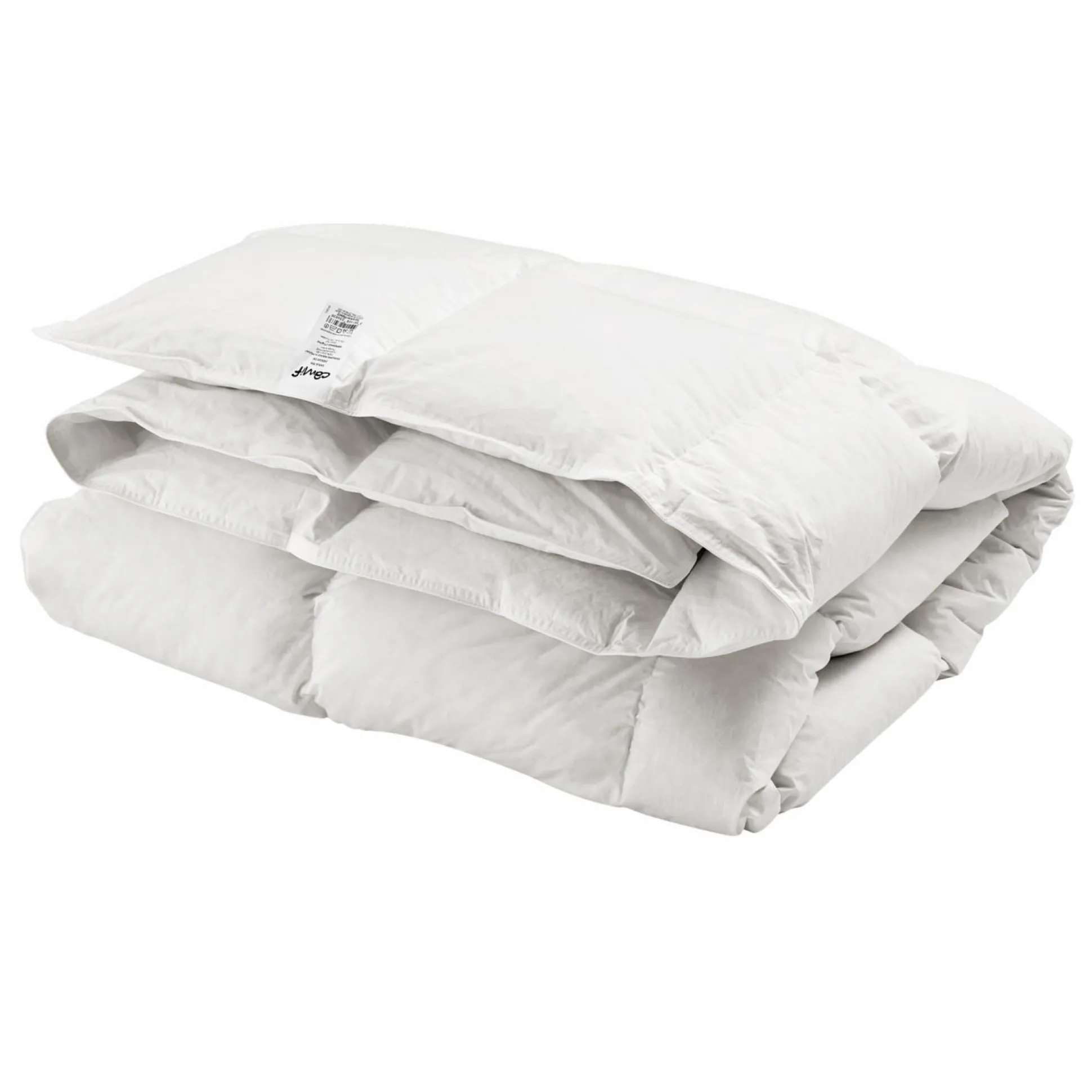 Couette chaude en plumettes et percale biologique Carl - 140 x 200 cm