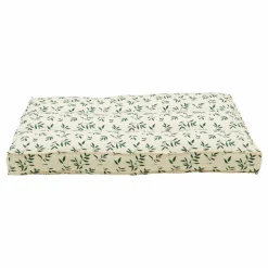 Coussin matelas palette recyclé Heva - Feuillage