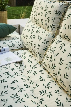 Coussin matelas palette recyclé Heva - Feuillage