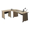 C.PRO PAR CAMIF Bureau complet Gregory retour 120 cm - Largeur 140 cm
