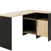 C.PRO PAR CAMIF Bureau d'angle Garry noir