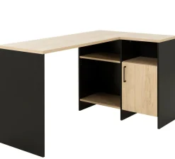 C.PRO PAR CAMIF Bureau d'angle Garry noir