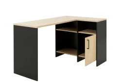 C.PRO PAR CAMIF Bureau d'angle Garry noir