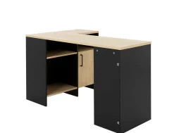 C.PRO PAR CAMIF Bureau d'angle Garry noir