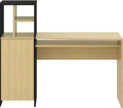 C.PRO PAR CAMIF Bureau Mitch - Chêne/Noir