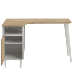 C.PRO PAR CAMIF Bureau Nook - Chêne/Blanc