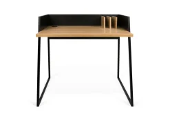 C.PRO PAR CAMIF Bureau Tennessee - Noir/Chêne