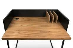 C.PRO PAR CAMIF Bureau Tennessee - Noir/Noyer