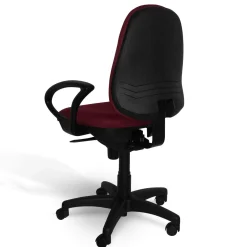 C.PRO PAR CAMIF Fauteuil de bureau Mélanie - Vert - Roulettes pour sol dur