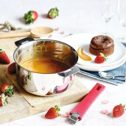 CRISTEL Casserole inox Mutine amovible - 20 cm