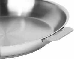 CRISTEL Poêle inox Mutine amovible - 24 cm