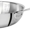 CRISTEL Poêle sautoir inox Castel Pro - Diamètre 28 cm