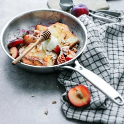 CRISTEL Poêle sautoir inox Castel Pro - Diamètre 28 cm