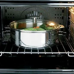 CRISTEL Sauteuse inox 24 cm avec couvercle Strate Amovible