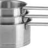 CRISTEL Set de 3 casseroles 16/18/20 cm Strate Fixe