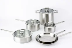 CRISTEL Set de 3 casseroles 16/18/20 cm Strate Fixe