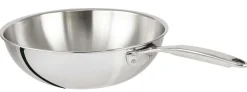 CRISTEL Wok inox Castel Pro sans couvercle - Diamètre 28 cm