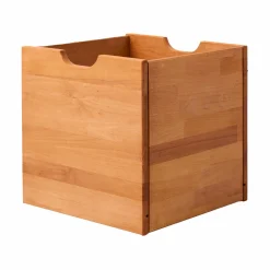 Cube de rangement bois massif Cyriel - Hêtre Massif