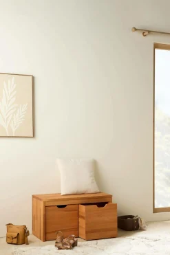 Cube de rangement bois massif Cyriel - Hêtre Massif