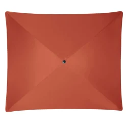 DOPPLER Parasol Rectangulaire 230 x 190 cm Sunline en Acier - Terracotta