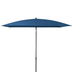 DOPPLER Parasol Rectangulaire 230 x 190 cm Sunline en Acier - Bleu Marine