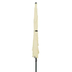 DOPPLER Parasol Rectangulaire 230 x 190 cm Sunline en Acier - Beige Nature