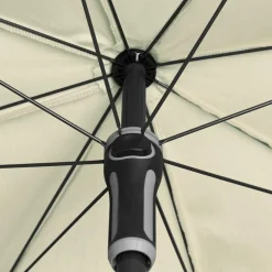 DOPPLER Parasol Rond ⌀ 200 cm Sunline en Acier - Beige Nature