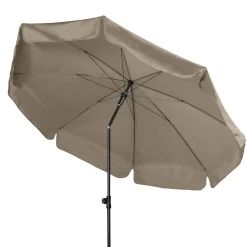 DOPPLER Parasol Rond ⌀ 200 cm Sunline en Acier - Taupe
